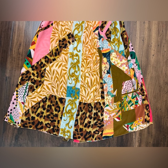 Geisha Designs Paras & Shalini Collage Dress Size S P Anthropologie Boho Peasant - Picture 5 of 16